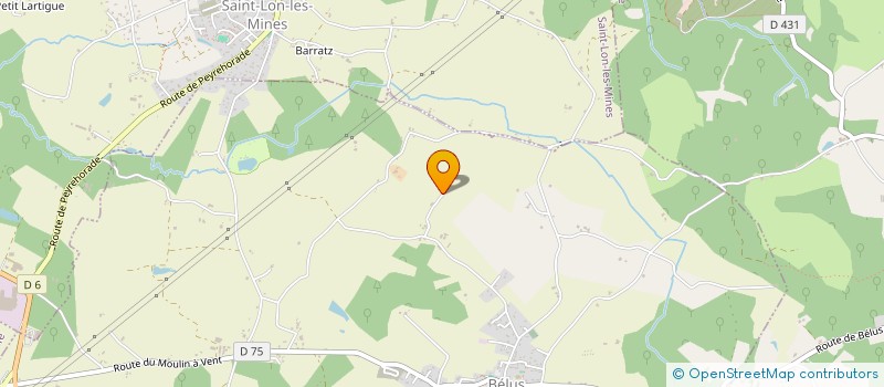 localisation de l'entreprise GUILL'S ESPACES-VERTS  BELUS