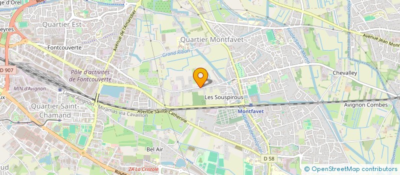 localisation de l'entreprise GUILLAMO  AVIGNON