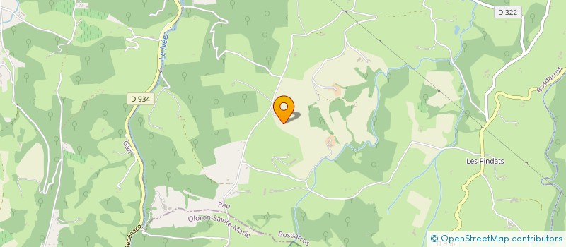 localisation de l'entreprise GUILLAMOU  BOSDARROS