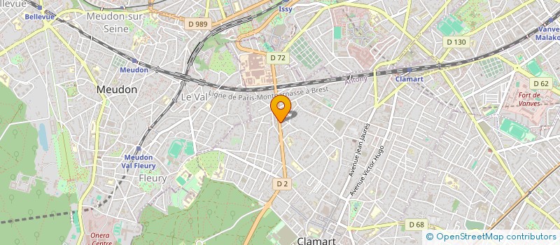 localisation de l'entreprise GUILLANNEUF ET ASSOCIES à CLAMART