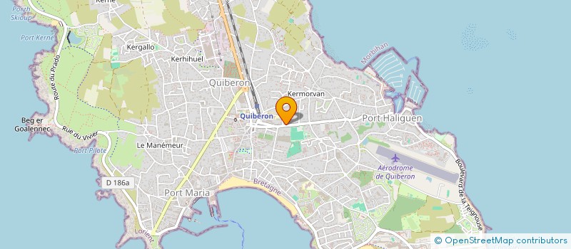 localisation de l'entreprise GUILLANTON NCE à QUIBERON