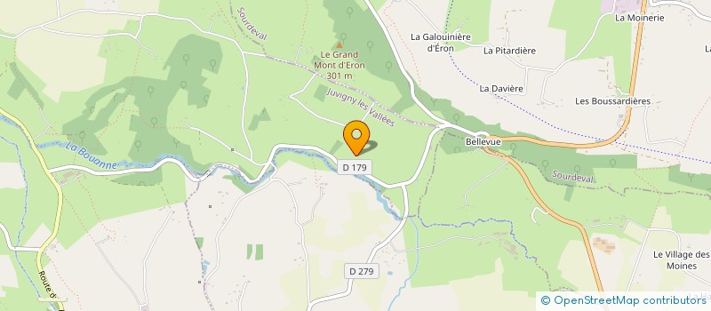 localisation de l'entreprise GUILLARD à JUVIGNY LES VALLEES