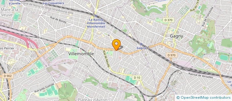 localisation de l'entreprise GUILLARD IT  VILLEMOMBLE