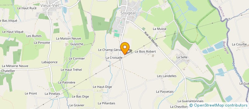 localisation de l'entreprise GUILLARD LEUTELLIER  SOUGEAL