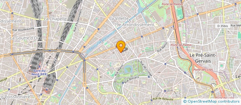 localisation de l'entreprise GUILLARD MARCETEAU AULAGNER à PARIS