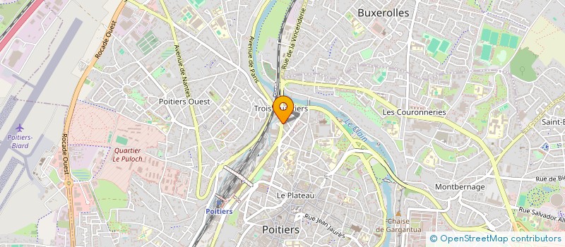 localisation de l'entreprise GUILLARD-PERRIGAUD INDIVISION  POITIERS