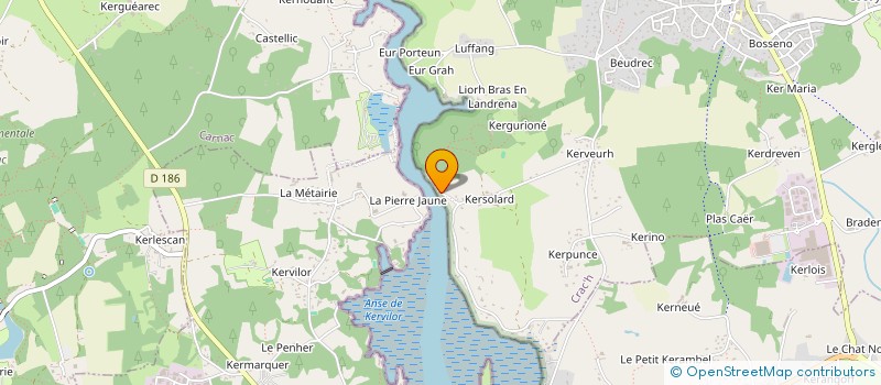 localisation de l'entreprise GUILLAS  CRACH