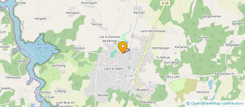 localisation de l'entreprise GUILLAS TUARZE  CRACH