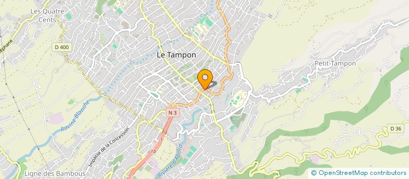 localisation de l'entreprise GUILLAUD CLAPOT HOLDING  LE TAMPON