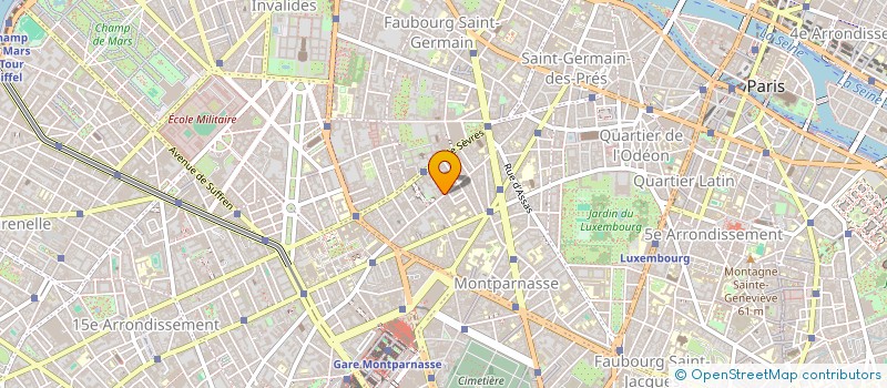 localisation de l'entreprise GUILLAUMARD PATRICK RIDEAU VIVIANE  PARIS