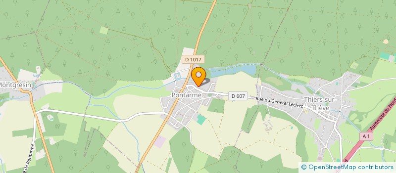 localisation de l'entreprise GUILLAUME  PONTARME