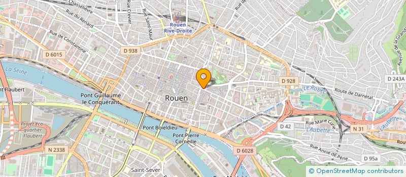 localisation de l'entreprise GUILLAUME 87  ROUEN