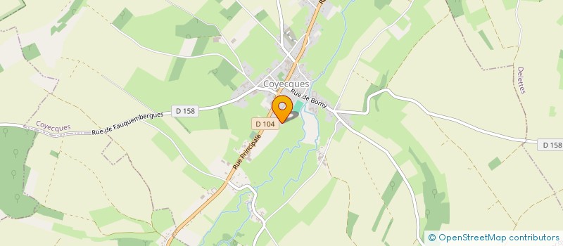 localisation de l'entreprise GUILLAUME BULTEL  COYECQUES