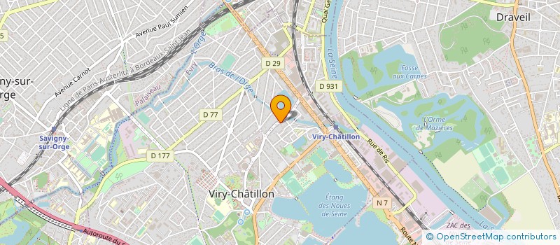 localisation de l'entreprise GUILLAUME CAPITAL GROUP à VIRY-CHATILLON