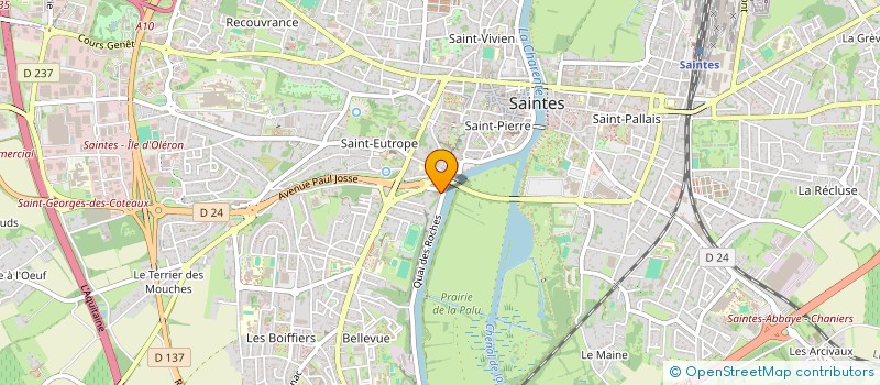 localisation de l'entreprise GUILLAUME CAUCHARD EXPERTISE  SAINTES