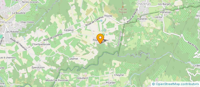 localisation de l'entreprise GUILLAUME CHAIZE  MACLAS