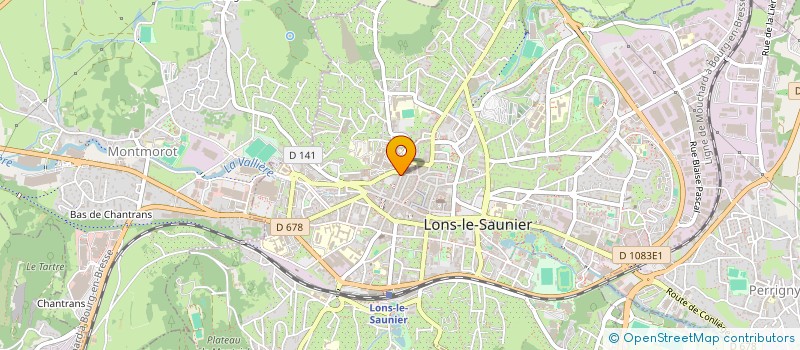 localisation de l'entreprise GUILLAUME CHASSOT IMMOBILIER FRANCO SUISSE à LONS-LE-SAUNIER