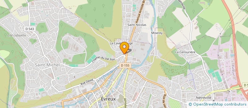 localisation de l'entreprise GUILLAUME COURTAGE à EVREUX