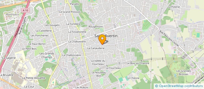 localisation de l'entreprise GUILLAUME DESCOUX  SAINT-AVERTIN