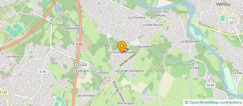 localisation de l'entreprise GUILLAUME DESEUVRE IMMOBILIER à VERTOU