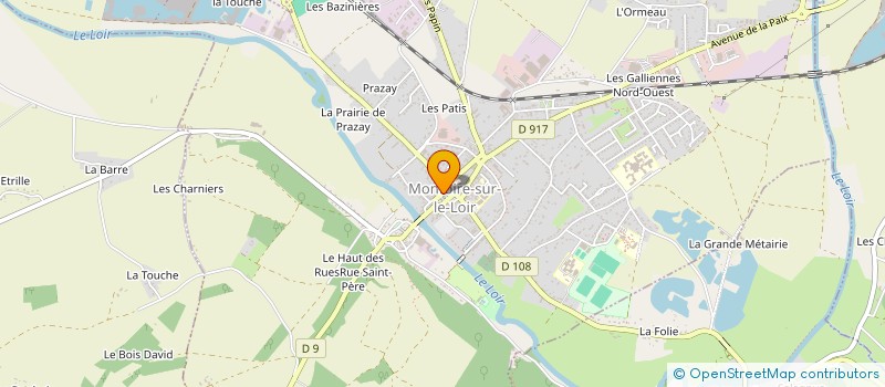 localisation de l'entreprise GUILLAUME DUBAYLE  MONTOIRE-SUR-LE-LOIR