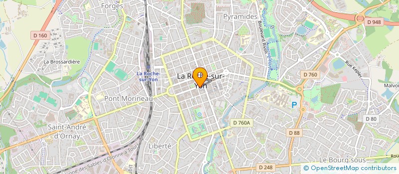 localisation de l'entreprise GUILLAUME DUHAIL à LA ROCHE-SUR-YON