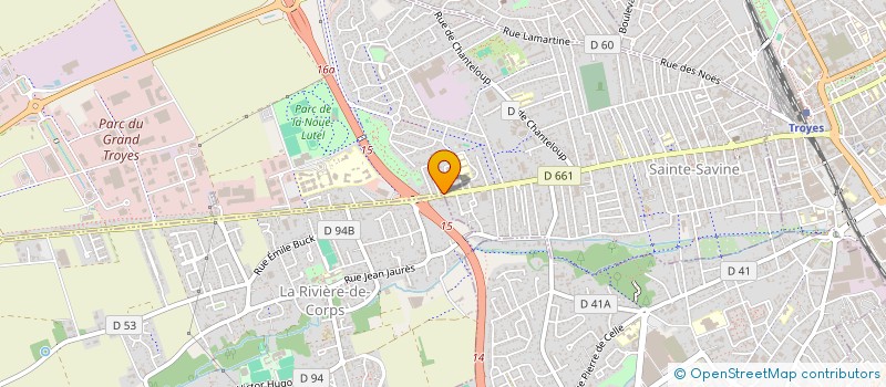 localisation de l'entreprise GUILLAUME ET COMPAGNIE  SAINTE SAVINE