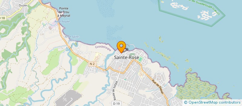 localisation de l'entreprise GUILLAUME ET FILS à SAINTE-ROSE
