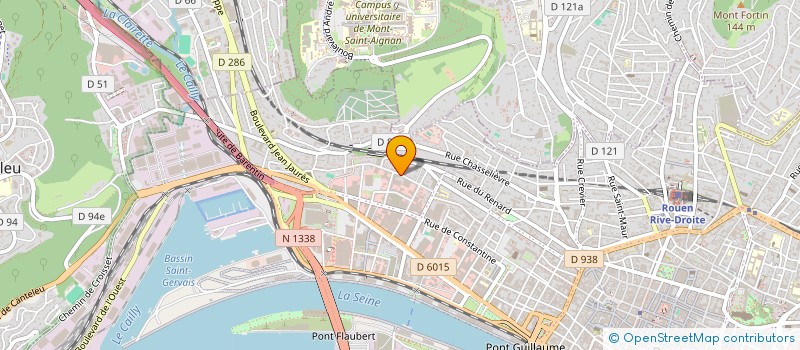 localisation de l'entreprise GUILLAUME ET LAVAL à ROUEN