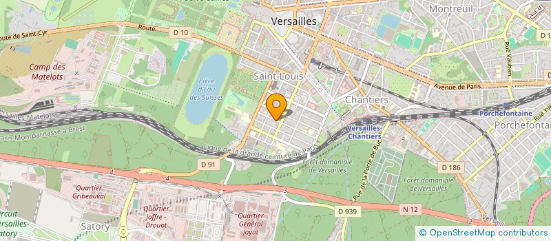 localisation de l'entreprise GUILLAUME FALLER - SOPHIE DUPONCHEL à VERSAILLES