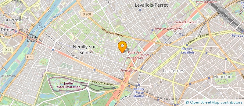 localisation de l'entreprise GUILLAUME FERRAUD & ASSOCIES à NEUILLY-SUR-SEINE