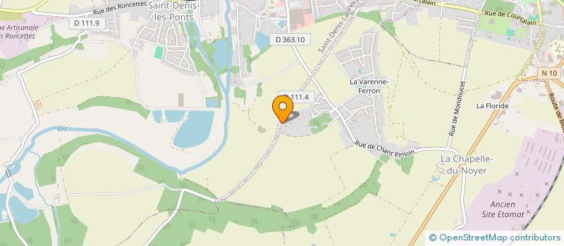 localisation de l'entreprise GUILLAUME FERRON STUDIO à SAINT-DENIS-LANNERAY