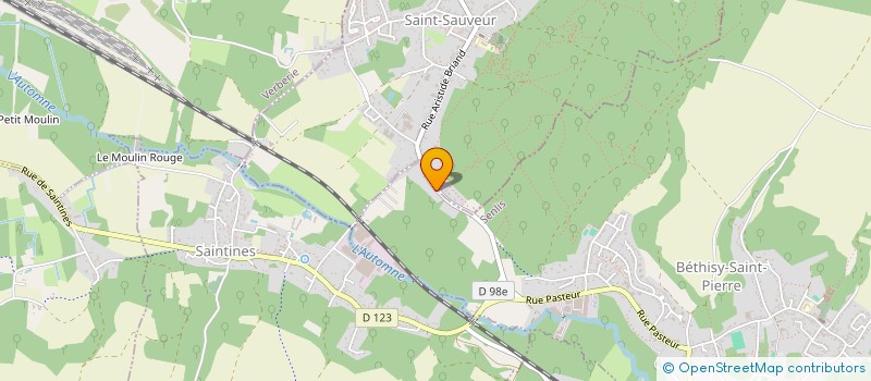 localisation de l'entreprise GUILLAUME-FLEURY IMMO  BETHISY-SAINT-PIERRE