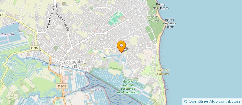localisation de l'entreprise GUILLAUME FONTENEAU PATRIMOINE  NOIRMOUTIER-EN-L'ILE