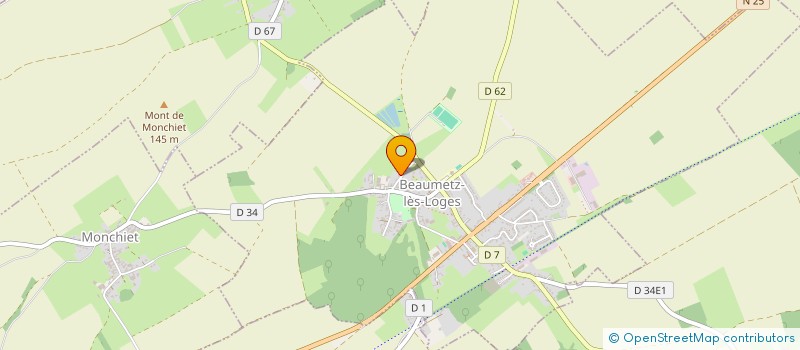 localisation de l'entreprise GUILLAUME FRANCOIS  BEAUMETZ-LES-LOGES