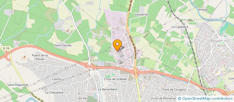localisation de l'entreprise GUILLAUME GASQUEZ à BEZIERS