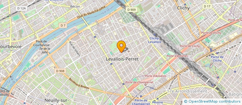 localisation de l'entreprise GUILLAUME GAUVAIN CONSEIL à LEVALLOIS-PERRET