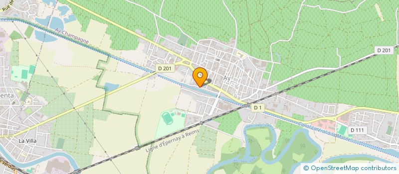 localisation de l'entreprise GUILLAUME HENIN  AY-CHAMPAGNE