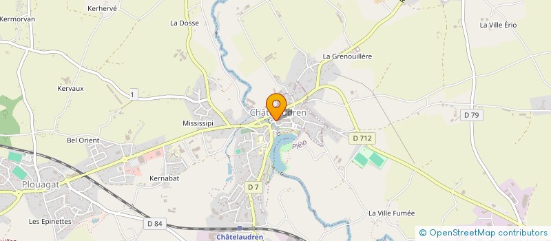 localisation de l'entreprise GUILLAUME-HERAULT  CHATELAUDREN-PLOUAGAT