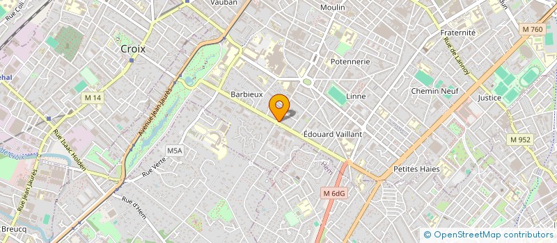 localisation de l'entreprise GUILLAUME JOVENEL à ROUBAIX