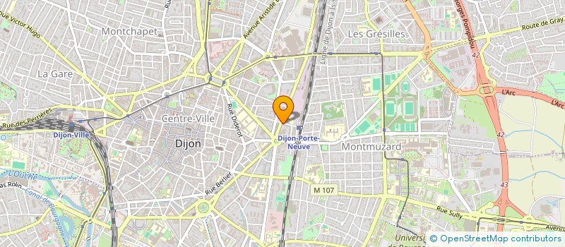 localisation de l'entreprise GUILLAUME LAMAS ELECTRICITE à DIJON