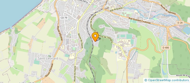 localisation de l'entreprise GUILLAUME LEFEBVRE à FECAMP