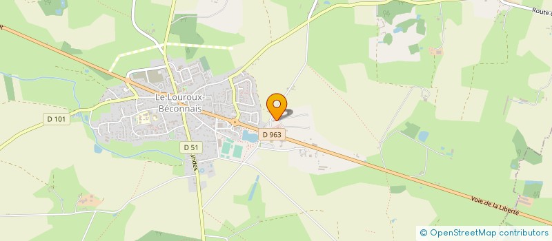 localisation de l'entreprise GUILLAUME LERICHE à VAL D'ERDRE-AUXENCE