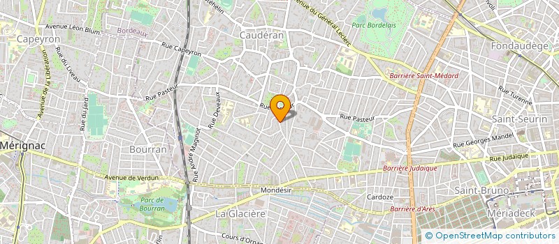 localisation de l'entreprise GUILLAUME MARTIN INVESTISSEMENTS à BORDEAUX