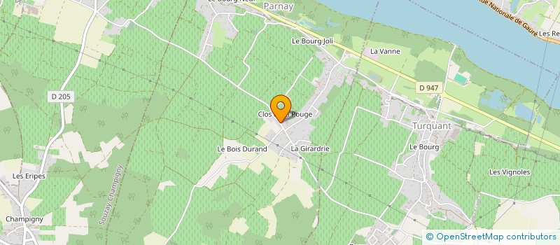 localisation de l'entreprise GUILLAUME MENARD PATRIMOINE  PARNAY