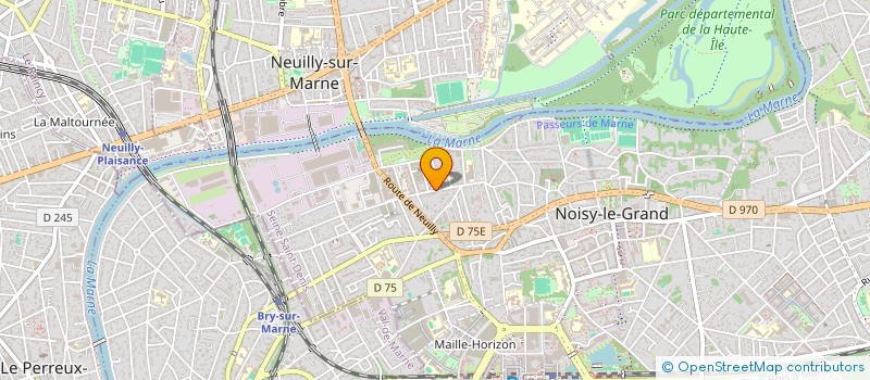 localisation de l'entreprise GUILLAUME MERCIER PATRIMOINE  NOISY-LE-GRAND