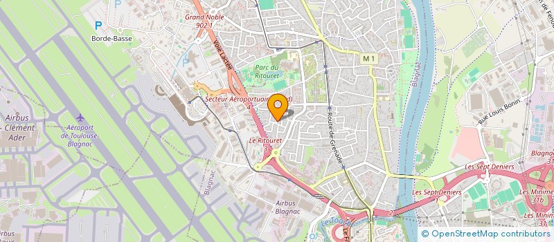 localisation de l'entreprise GUILLAUME MORICE CONSULTING à BLAGNAC