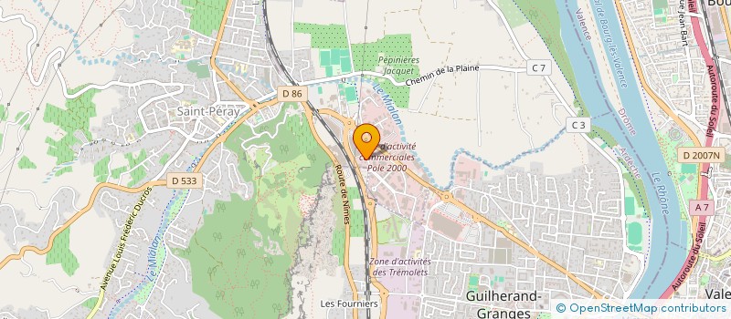 localisation de l'entreprise GUILLAUME NETTOYAGE à SAINT-PERAY