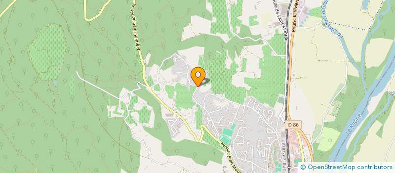 localisation de l'entreprise GUILLAUME PAYSAGES  BOURG-SAINT-ANDEOL