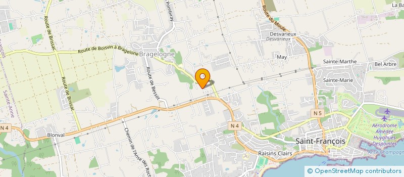 localisation de l'entreprise GUILLAUME PLOMBERIE SERVICES  SAINT-FRANCOIS